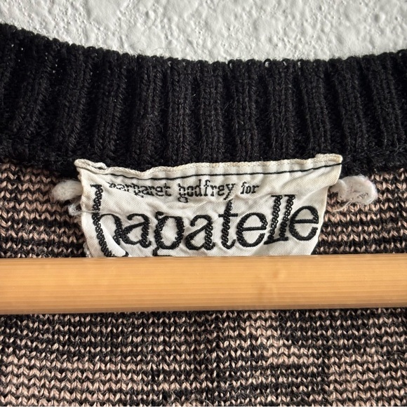 Vintage 60s-70s Bagatelle Made in England Black and Tan Truck Motif Novelty Vest - Picture 3 of 10